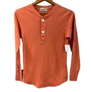 NWT Orange Buttoned Down Urban Outfitters Long Sleeve Shirt